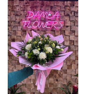 PEMBE PAKET BEYAZ LİSİANTHUS